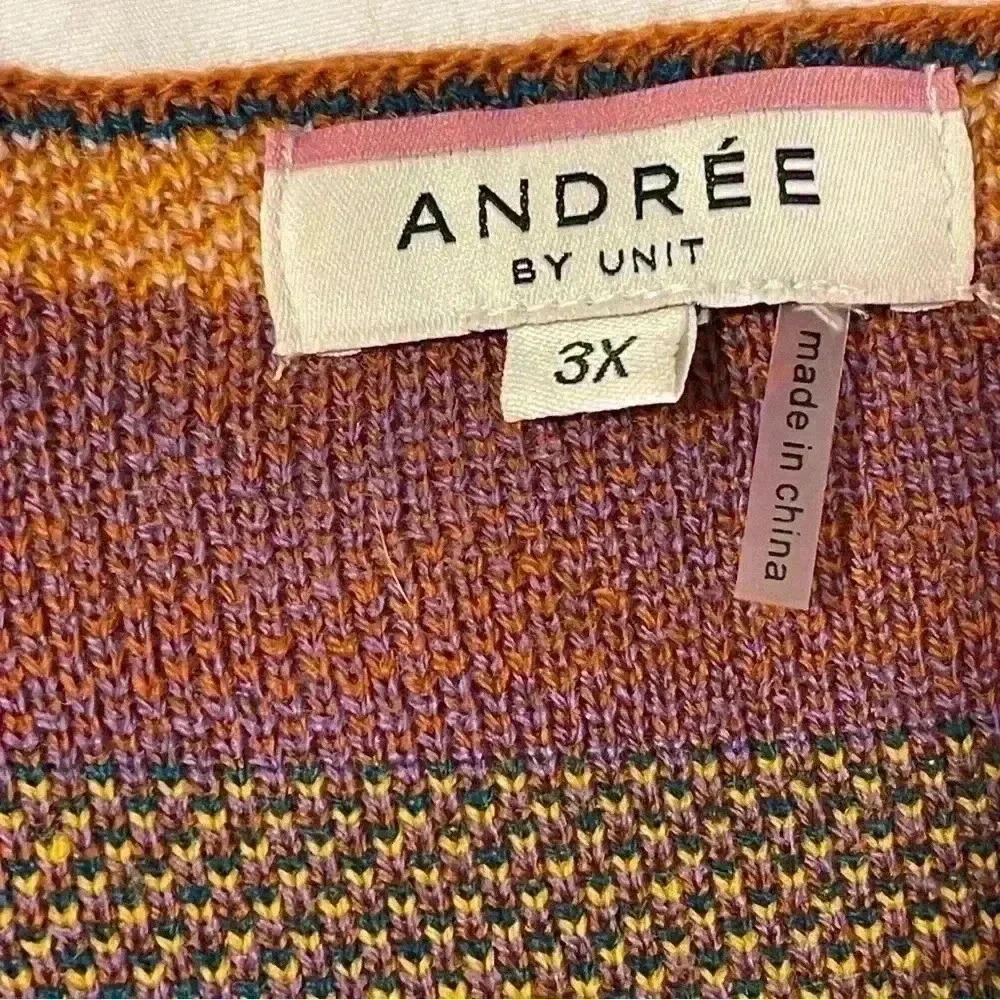 Andree by UNIT - Desert Bohemian Chic -  Open Cardigan - Aztec Knit Western Boho - Picture 4 of 8